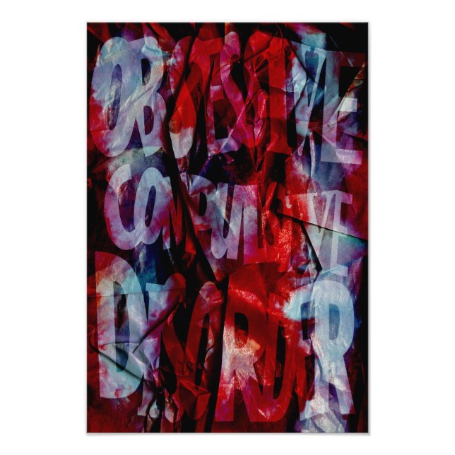 OCD Awareness, Colour Theory Poster (Textured) (Devant)