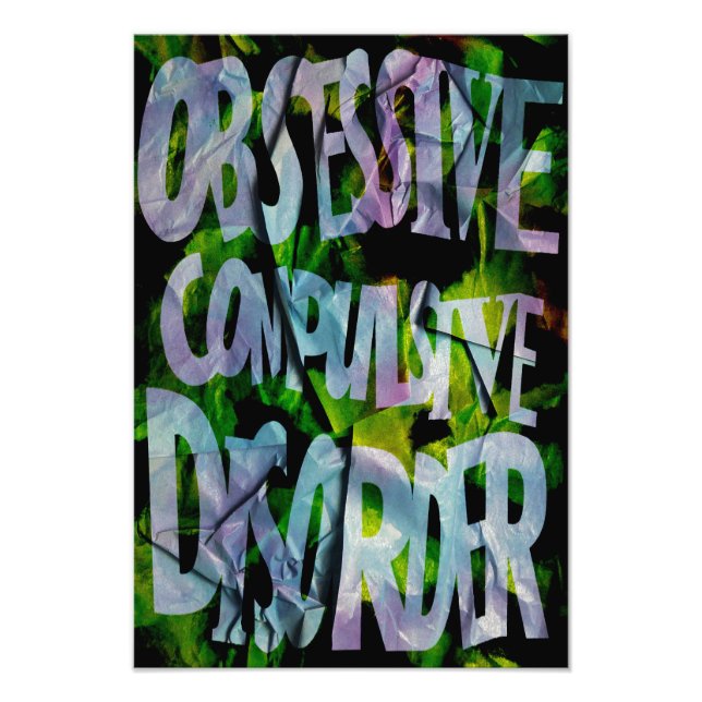 OCD Awareness, Colour Theory Poster (Textured) (Front)