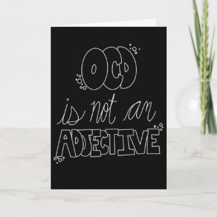Ocd Awareness Mental Health Autism Awareness Card