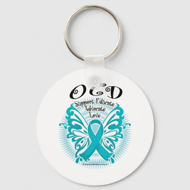 OCD Butterfly 3 Keychain (Front)