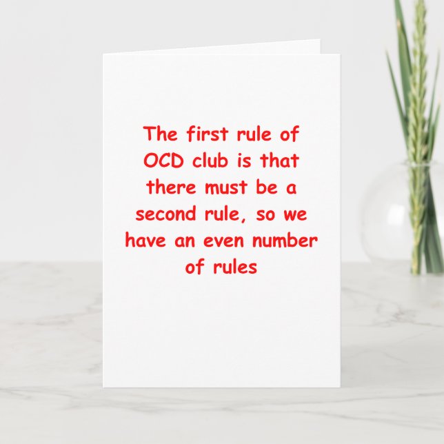 ocd card (Front)