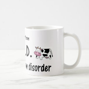 OCD Cow Coffee Mug