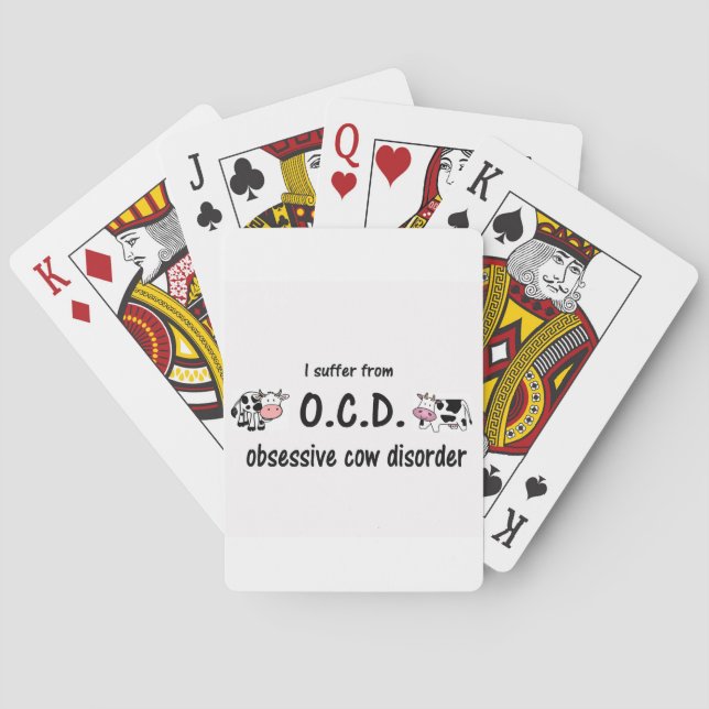 OCD Cow Playing Cards (Back)
