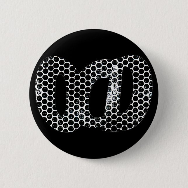 OCD Graphic Badge 2 Inch Round Button (Front)