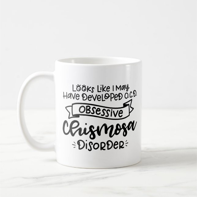 OCD, Obsessive Chismosa Disorder, Spanglish Coffee Mug (Left)
