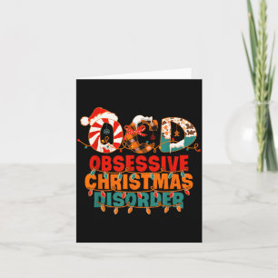 Ocd Obsessive Christmas Disorder Funny Christmas Card