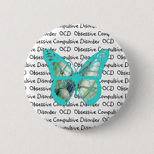 OCD Obsessive Compulsive Disorder Awareness 2 Inch Round Button