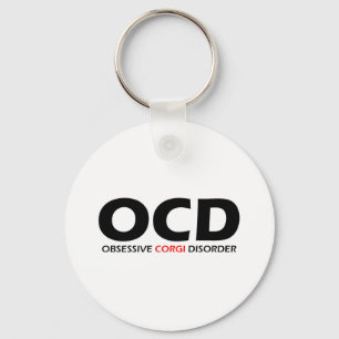 OCD - Obsessive Corgi Disorder Keychain
