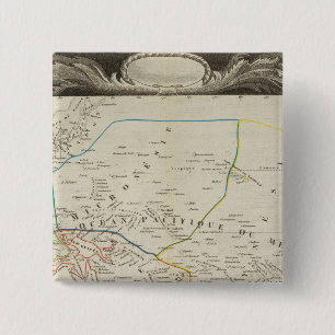 Ocean 2 Inch Square Button