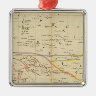 Ocean 2 metal ornament