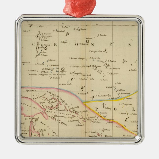 Ocean 2 metal ornament (Front)