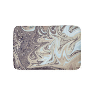 Ocean Abstract Painting   Best modern abstract art Bath Mat