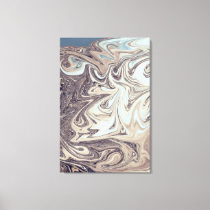 Ocean Abstract Painting   Best modern abstract art Canvas Print