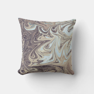 Ocean Abstract Painting   Best modern abstract art Throw Pillow