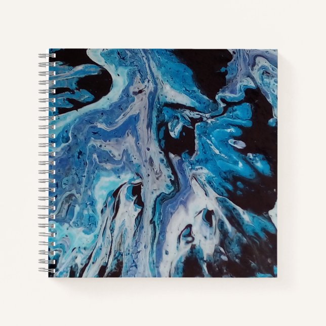Ocean abstract pattern. notebook (Front)