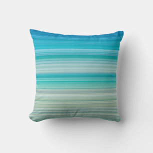 Ocean Abstract Throw Pillow