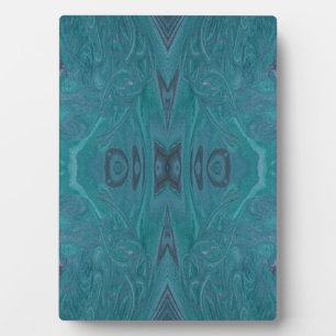 Ocean Acrylic Pour Painting Plaque