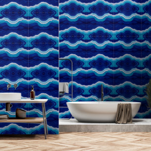 Ocean Agate: Mesmerizing Marine Layers Wallpaper