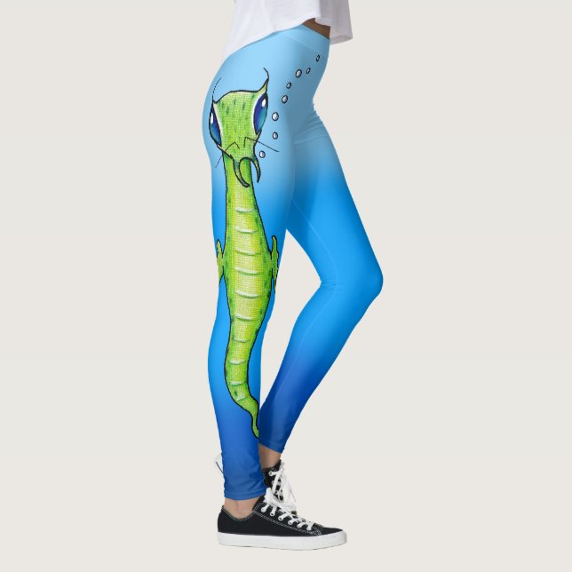 Ocean Alien Leggings (Right)