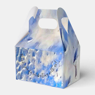 Ocean and sky blue reflections favor box