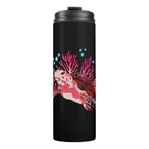 Ocean animal lover gift sea turtle thermal tumbler