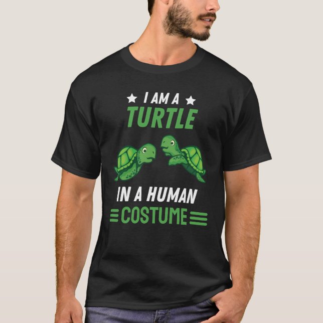 Ocean Animal Lover Sea Turtle Costume Gift Turtle T-Shirt (Front)
