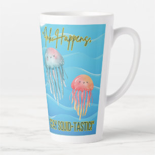 ocean animal quote latte mug