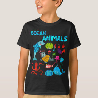 Ocean Animals Marine Creatures under the Sea Gift T-Shirt
