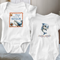 Ocean Animals Saying Beach Baby
