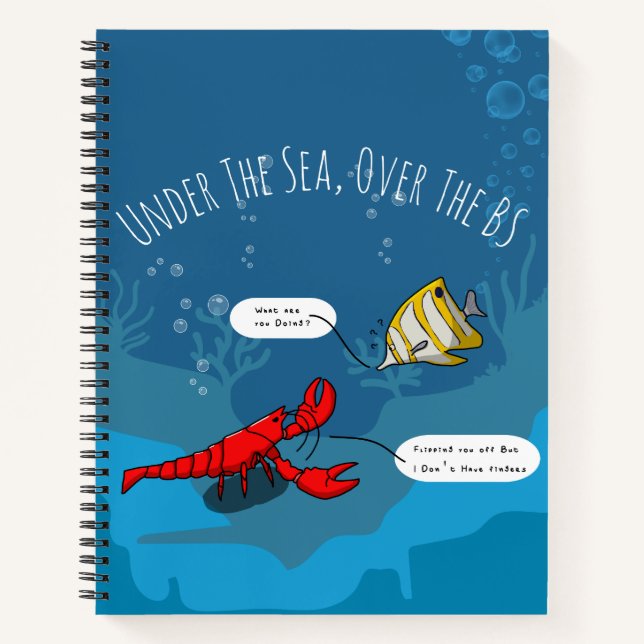 Ocean Attitude spiral Notebook (Front)