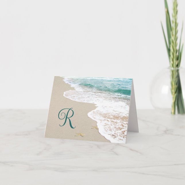 Ocean Beach Avec Lettre Monogramme R (Devant)