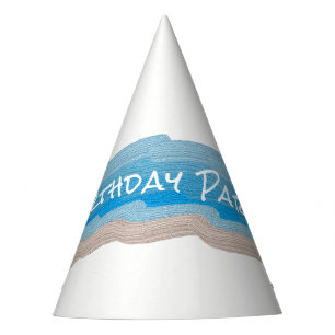 Ocean Beach Birthday Party Hat