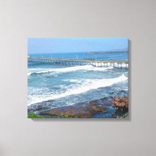 OCEAN BEACH, CALIFORNIA canvas Print