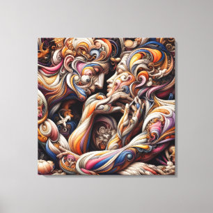 Ocean & Beach Canvas Painting – Coastal Style Wall