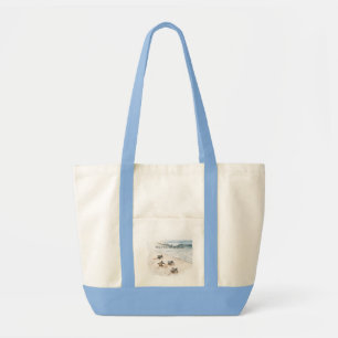 Ocean Beach Coast Sea Turtles Tote Bag