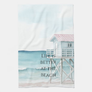 Ocean Beach Coastal Kitchen Towel