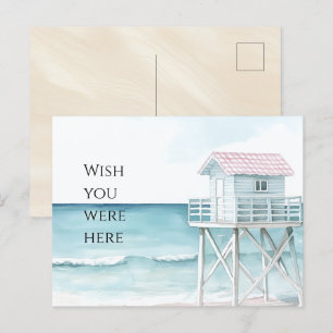 Ocean Beach Coastal Postcard