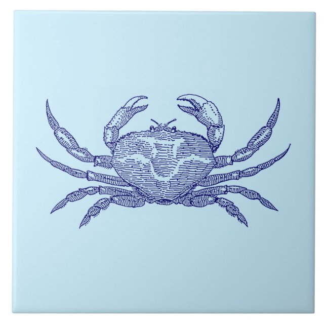 Ocean Beach Crab Tile (Front)