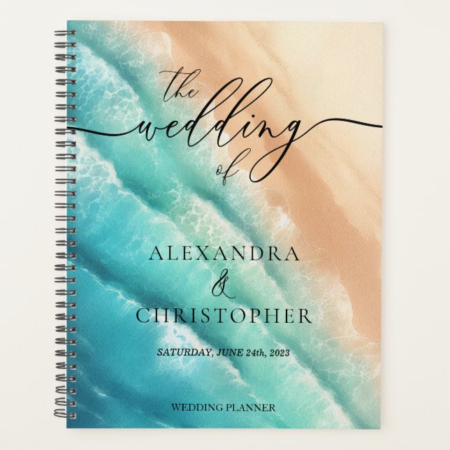 Ocean Beach Cute Signature Summer Planner (Front)