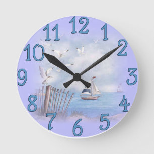 Ocean Beach design Wall Clock