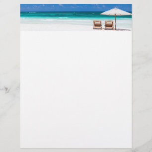 Ocean beach letterhead