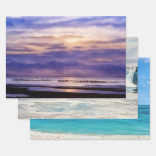 Ocean Beach Lover Nature Wrapping Craft Paper