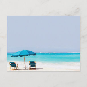 Ocean beach postcard