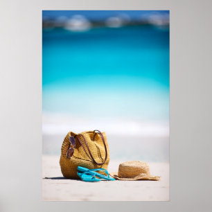 Ocean beach poster