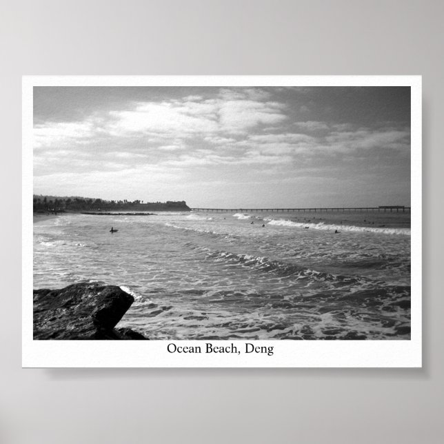 ocean beach poster (Front)