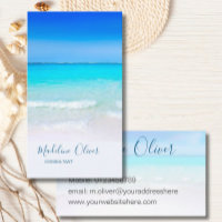 Ocean Beach Sea Travel Spa Aqua Blue Stylish