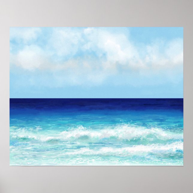 Ocean Beach Sea view 275 Poster (Front)