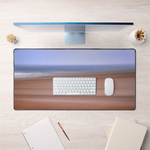 Ocean Beach Seascape Abstract Art Desk Mat