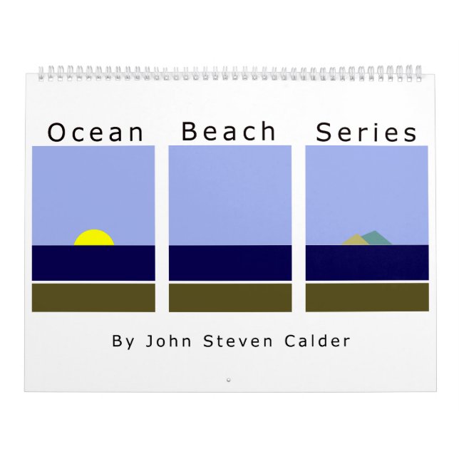 Ocean Beach Series Calendar (Cover)