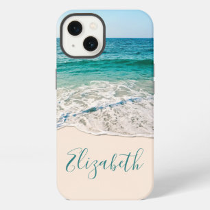 Ocean Beach Shore to Add Your Name iPhone 13 Case